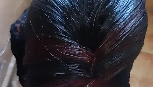 Siyah Sürtük Siyah Seksi Elbiseli Beyaz Adam Domaltmalı Ve Sakso Çekiyor