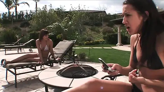 Genç kız ve büyük yarak için büyük tutku