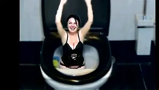 Kate si lava in bagno mentre balla parte dopo parte del suo corpo