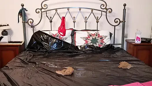 Michelle Ernandes Waking up After a Hot Party Night Still Wearing Expensive Sexy Lingerie