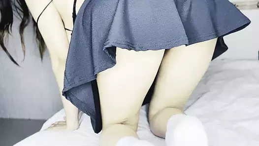 Üvey kız kardeşinin çifte azdırması - tek takıntı