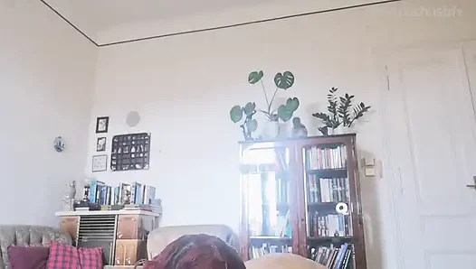 Kamerada çıplak ıslak ve dağınık