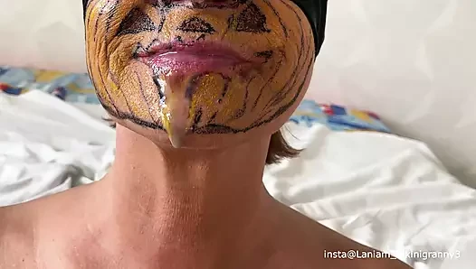 Milf pumpkin oral creampie cumshot