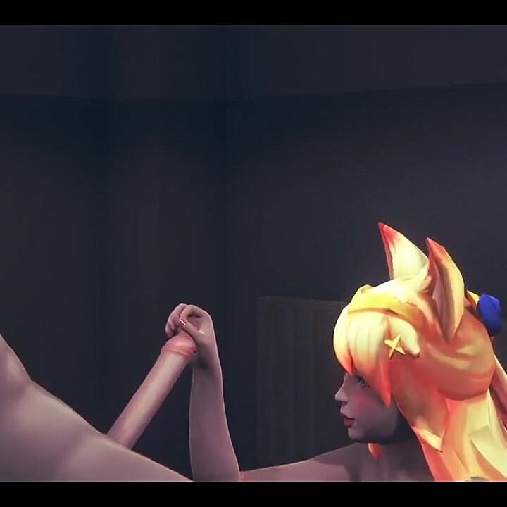 Lol hentai - ahri star guardian elle muamele - Japon Asyalı manga anime film oyunu porno
