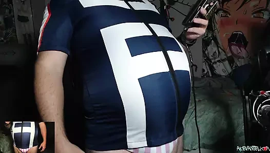 Mavi spor salonu üst büyük dölleme