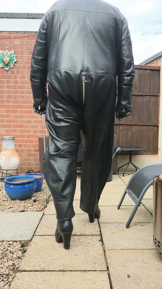 Leather Jumpsuit