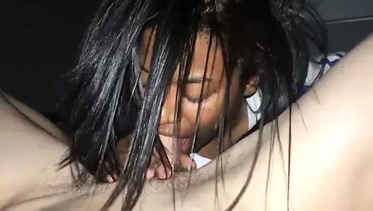 Sıcak ve yetenekli Afrika oral seks