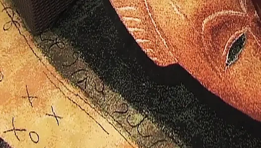 Запомненная французская шлюха-блондинка скачет на двух хуях перед камшотом на лицо