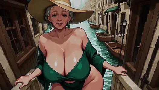 Büyük dekolteli ai orta yaşlı seksi kadınlar