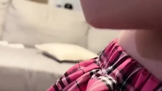 Pembe ponpon kız bakış açısı