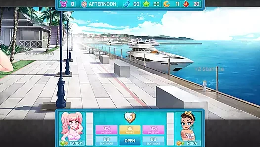 Huniepop 2 - çifte randevu - loveskysan'ın yeni bikinili 3. bölüm seksi kızı