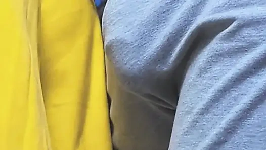 Girl Caught In Public Bus While She Stroking Stranger's Cock Until Ejaculation