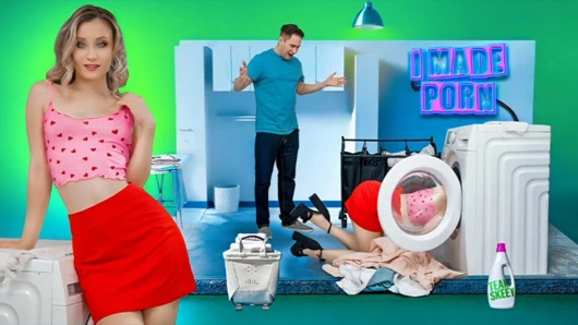 Sıkışmış ve azgın - Rus oda arkadaşının çamaşır makinesini kurtarma