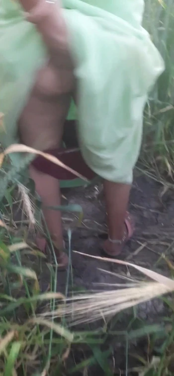 Эмоциональный момент из "красивая невестка дези трет свою задницу в пшеничном поле мучает ее шурина за"