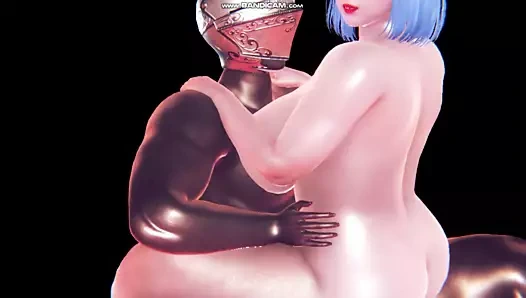 3d cg animasyon seks büyük memeler