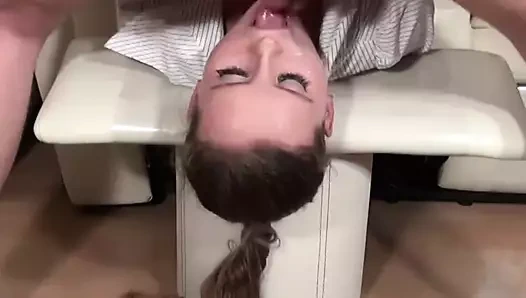 İş kadını yüzünü becerdin alır