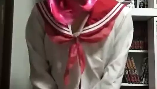 Kigurumi okul üniforması titreşimli