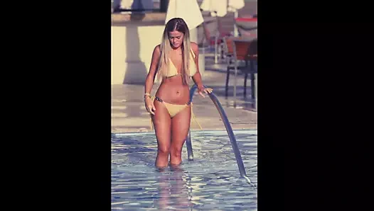 Chloe çayırları - Meksika'da bikini