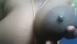 seksi göğüs gösterisi