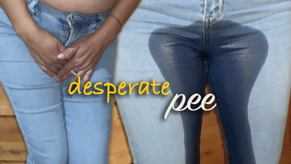 To much beer for Jazmin, she can't hold it and piss in her jeans