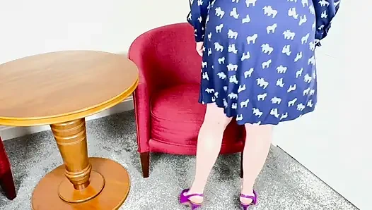 Vgq16 teyze Sandra yumuşak şeklini giyiyor