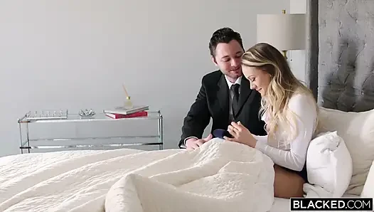 Blacked genç tasarımcı doğum günü için anal ve yeni iş alıyor