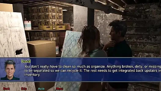 Ofisteki evli kadın #19 - Stevie Stacy'nin eteğine boşalıyor.