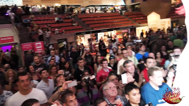 Public fuck among the people