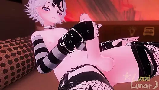 Sevimli vrchat anime femboy azdı ve büyük yarağını mastürbasyona karşı koyamadı... (chillout vr)