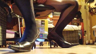 Seksi siyah külotlu çorap ilona tarafından alladino