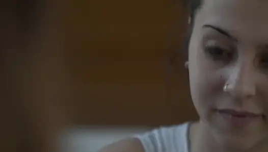 Maquillaje amcık yalama ile lezbiyen eylemi