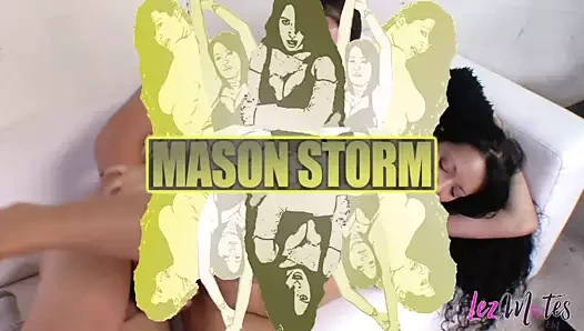 Sıkı traş kedi memnun ile bir uzun şişman horoz