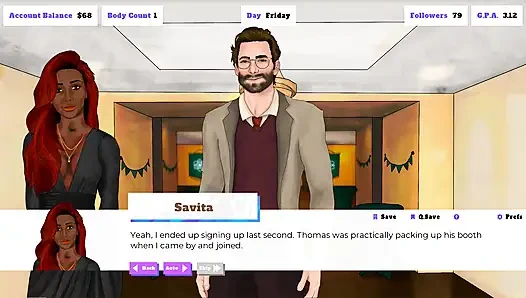 Üniversite çılgınlığı: yaramaz Hintli desi kız Savita ep.11