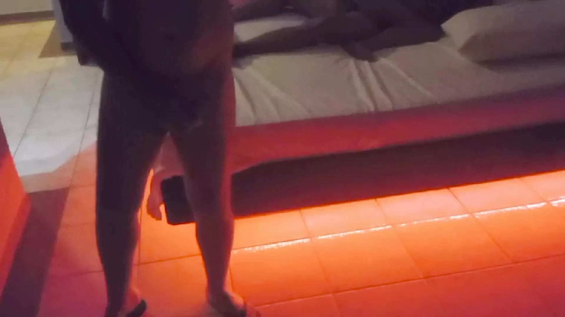 naughty stranger penetrated my pussy without a condom, while the cuckold recorded everything