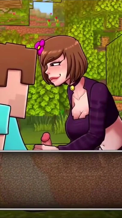 Hornycraft minecraft parodisi - steve jenny'den elmas için ıslak elle muamele alıyor | Klip 1