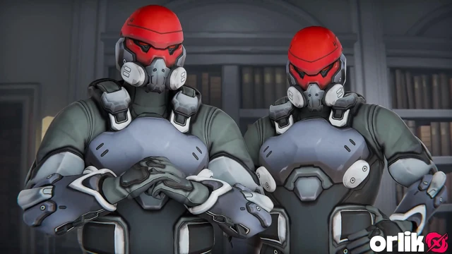 Freja Overwatch - banka planı yanlış gitti büyük zenci yarağı gırtlağına kadar alıyor dölleme 3D