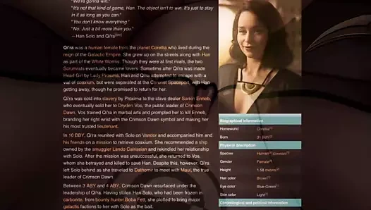 Star wars qira, kurumuş vos zaman atlamalı bacakları yayıyor