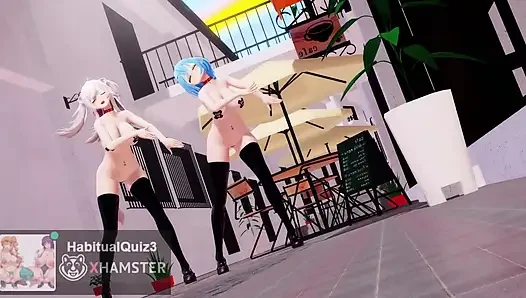 mmd r18 shishi lamy heart pie dans salonu sikiş sert dildo ahegao seks dansı halka açık grup seks 3d hentai