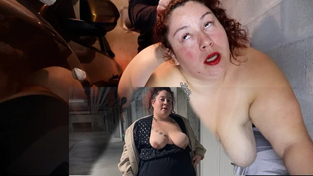 Мой сосед трахает меня в его гараже