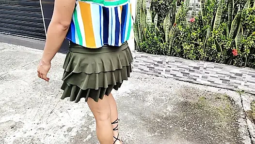 Park Encounter Leads to Passionate Home Date: Busty Latina Fucks Mature Stranger on a Chair