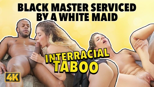 Siyah4k. kız faturaları ödemek için evi temizliyor ama siyah adam onu ​​rahatsız ediyor