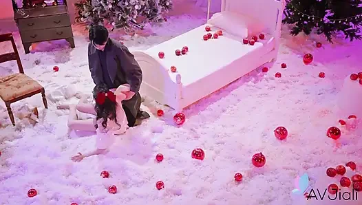 Jiaxin prens tarafından sikilen azgın kar beyazı