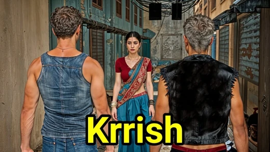 Krrish Hintli baldızını goonlardan kurtardı ve sonra onu sikti.