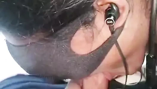 I fucked my step brother's sister hard by pressing her big boobs cow position