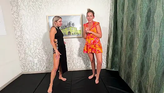 Lora Cross vs Sinthia Bee dans un match de strip-tease qui mène à ENF
