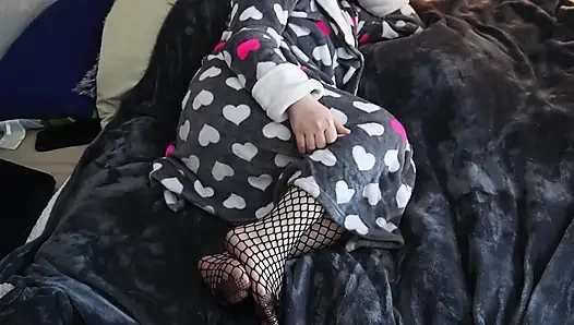 Aldatan evli kadın ayakla muamele ve dölleme