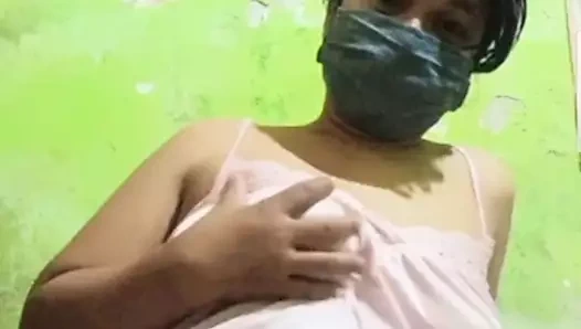 Tante lagi live manggo remes toket toge