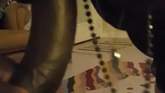 Heather tapıyor, tüm 10 inç bbc'yi boğazından aşağı al