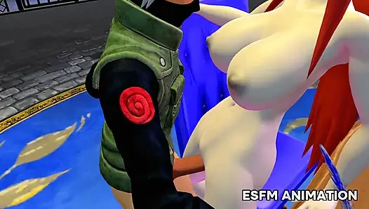 Kakashi kushina ile gizli görevde - esfm animasyon