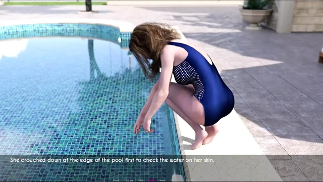Day 3 - Part 3 - Ellie and Sophia had a wonderful time at the swimming pool
